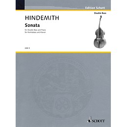 Schott Bass Sonata (1949) (Double Bass and Piano) Schott Series