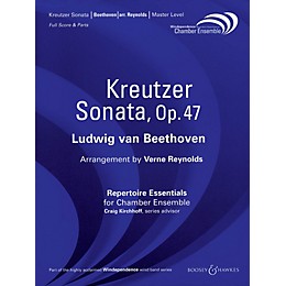 Boosey and Hawkes Kreutzer Sonata, Op. 47 (Score Only) Windependence Chamber Ensemble Series by Ludwig van Beethoven