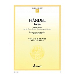Schott Largo from Xerxes (arranged for Viola and Piano) String Series Softcover
