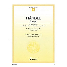 Schott Largo from Xerxes (arranged for Viola and Piano) String Series Softcover