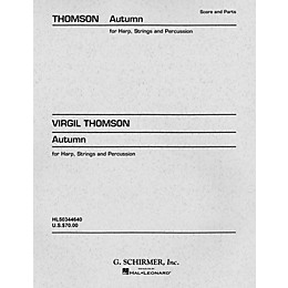 G. Schirmer Autumn (Concertino) (Set of Parts) Orchestra Series Composed by Virgil Thomson