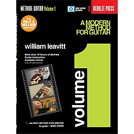 Berklee Press A Modern Method for Guitar - Volume 1 Guitar Method Series Softcover Video Online by William Leavitt