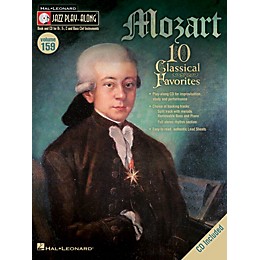 Hal Leonard Mozart (Jazz Play-Along Volume 159) Jazz Play Along Series Softcover with CD