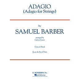 G. Schirmer Adagio Sc From Adagio For Strings Concert Band Composed by S Barber