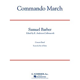 G. Schirmer Commando March Bd Sc C Concert Band Composed by S Barber