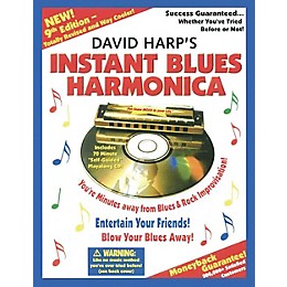 Music Sales David Harp's Instant Blues Harmonica Music Sales America Series Softcover with CD Written by David Harp