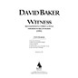 Lauren Keiser Music Publishing Witness: Six Original Compositions in Spiritual Style for Baritone and Double Bass by David Baker thumbnail