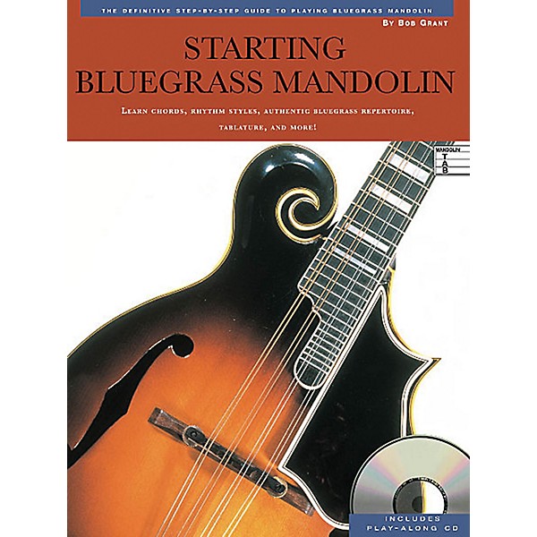 Music Sales Starting Bluegrass Mandolin Music Sales America Series Softcover with CD Written by Bob Grant