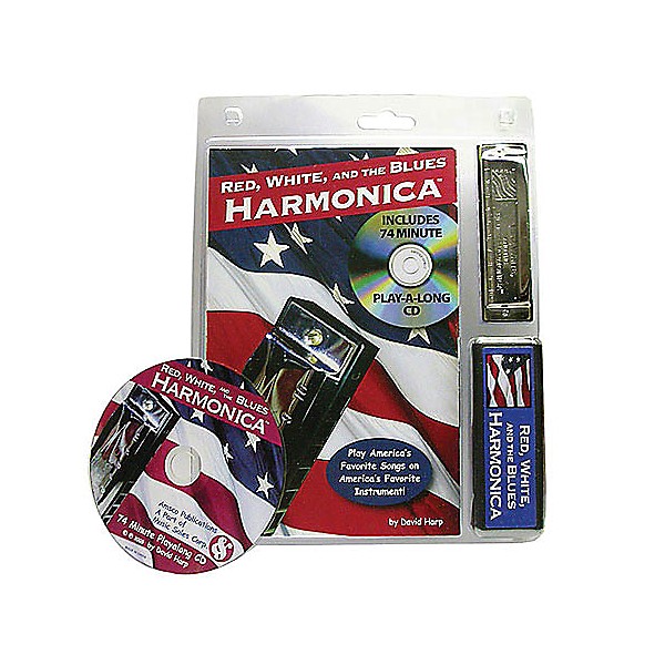 Music Sales Red, White, and the Blues Harmonica Music Sales America Series Softcover with CD Written by David Harp