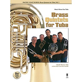 Nektar Pacific Coast Horns - Brass Quintets for Tuba, Vol. 3 Music Minus One Series Softcover with CD