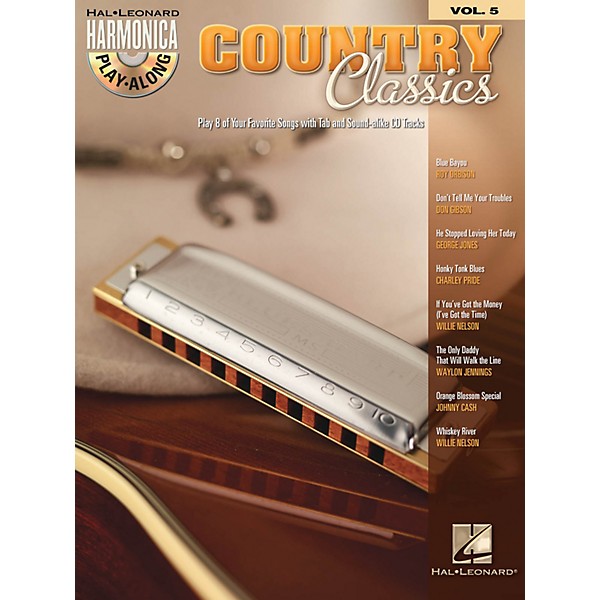 Hal Leonard Country Classics (Harmonica Play-Along Volume 5) Harmonica Play-Along Series Softcover with CD
