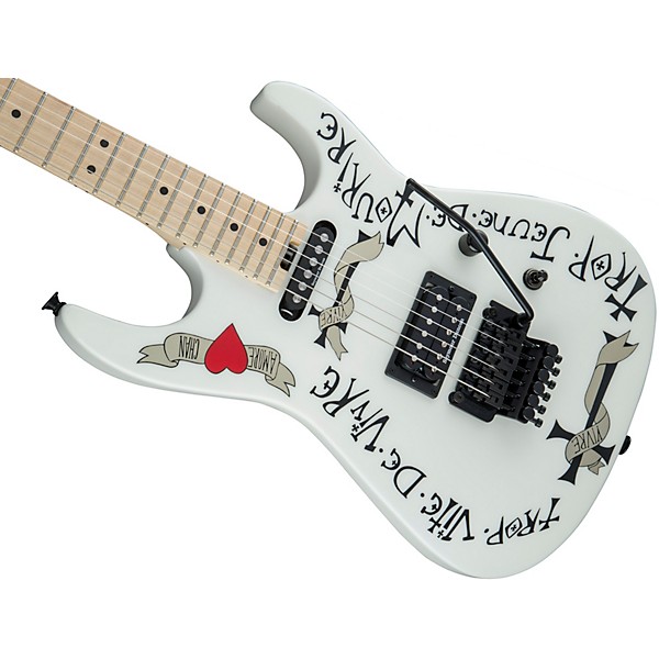 Open Box Charvel Warren DeMartini Signature San Dimas Electric Guitar Level 2 Snow White 194744270376