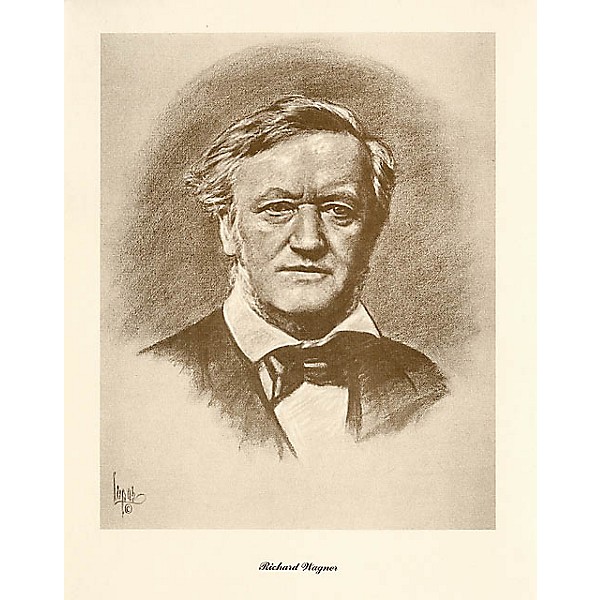 Music Sales Wagner (Lupas Small Portrait Poster) Music Sales America Series