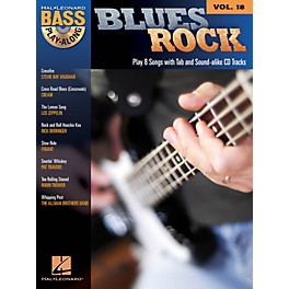 Hal Leonard Blues Rock (Bass Play-Along Volume 18) Bass Play-Along Series Softcover with CD Performed by Various