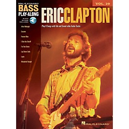 Hal Leonard Eric Clapton (Bass Play-Along Volume 29) Bass Play-Along Series Softcover with CD by Eric Clapton