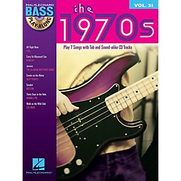 Hal Leonard The 1970s (Bass Play-Along Volume 31) Bass Play-Along Series Softcover with CD Performed by Various