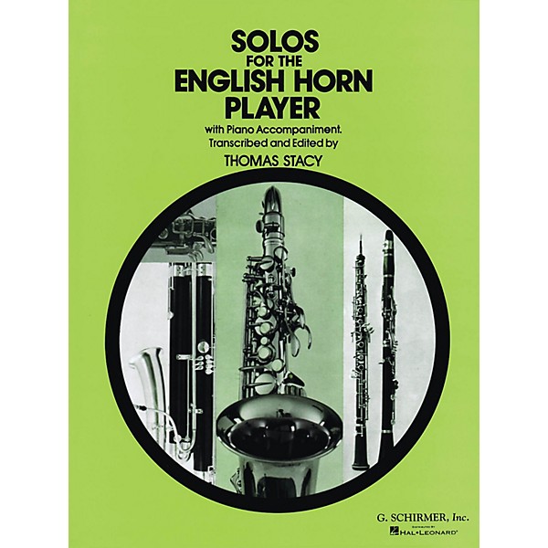 G. Schirmer Solos for the English Horn Player Woodwind Series Composed by Various Edited by P Thomas