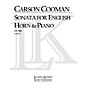 Lauren Keiser Music Publishing Sonata for English Horn and Piano LKM Music Series Composed by Carson Cooman thumbnail