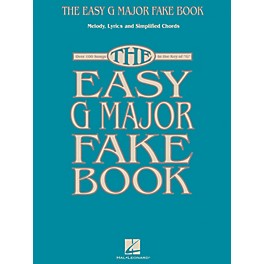 Hal Leonard The Easy G Major Fake Book Easy Fake Book Series Softcover