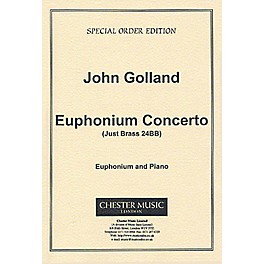 Chester Music Euphonium Concerto (Euphonium with Piano Reduction) Music Sales America Series