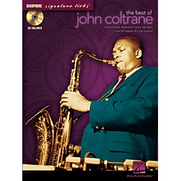 Hal Leonard The Best of John Coltrane Signature Licks Saxophone Series Softcover with CD Performed by John Coltrane