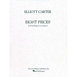 Associated 8 Pieces for 4 Timpani (One Player) Marching Band Percussion Series Composed by Elliott Carter