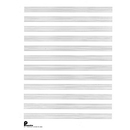 Music Sales Musipack 3 Ring Filler No. 1: 12-stave (Passantino Manuscript Paper) Music Sales America Series