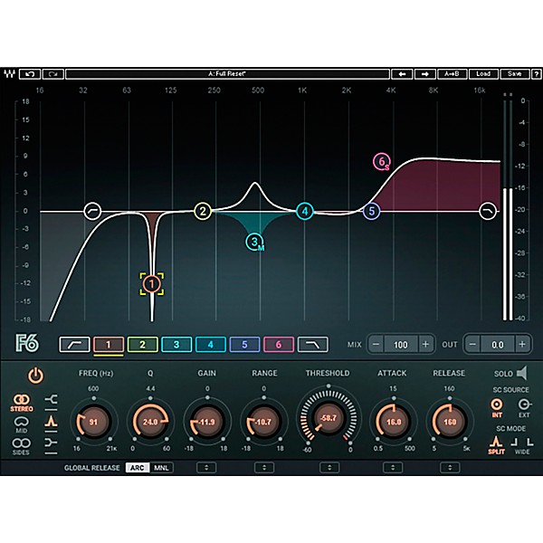 Waves F6 Floating-Band Dynamic EQ