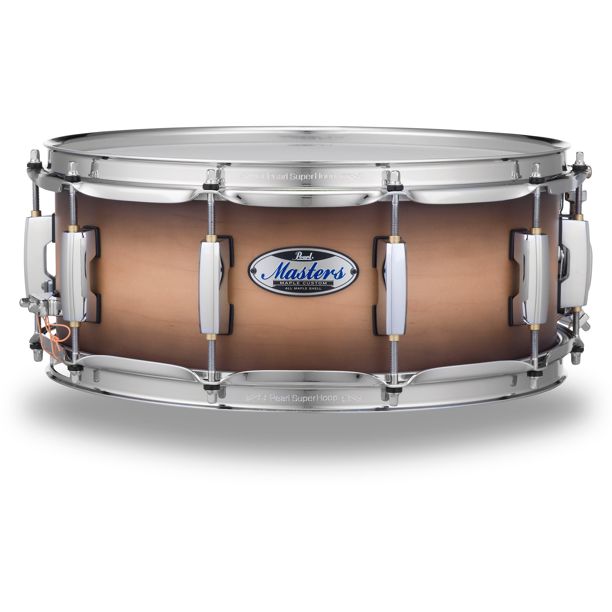 Pearl Philharmonic 8-ply Maple Pancake Snare, Nicotine Finish