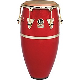 LP Galaxy Fiberglass Fausto... LP Galaxy Fiberglass Fausto Cuevas III Signature Conga, Arena Red with Gold Hardware 11.75 in.