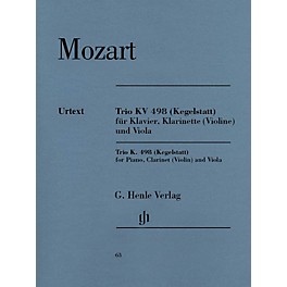 G. Henle Verlag Trio in E-flat Major K. 498 (Kegelstatt) Henle Music Folios Series Softcover