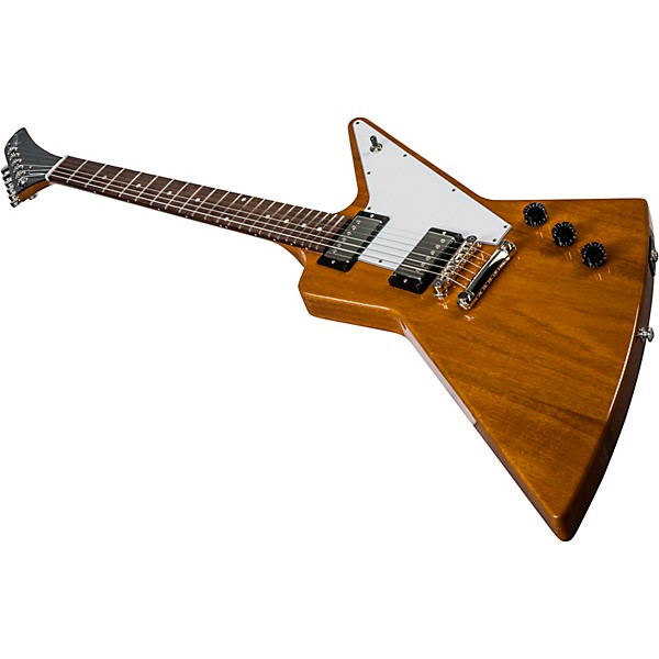 Open Box Gibson Explorer 2018 Electric Guitar Level 1 Antique Natural White Pickguard