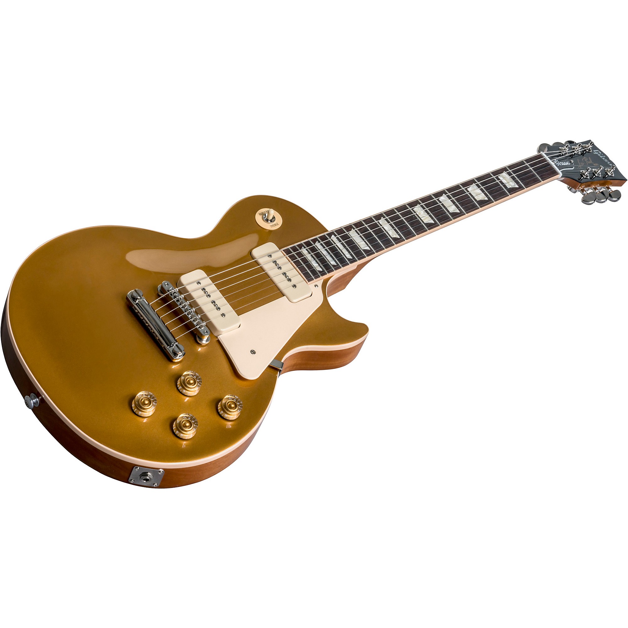 Gibson Les Paul Classic 2018 Electric Guitar Gold Aged White Pearl