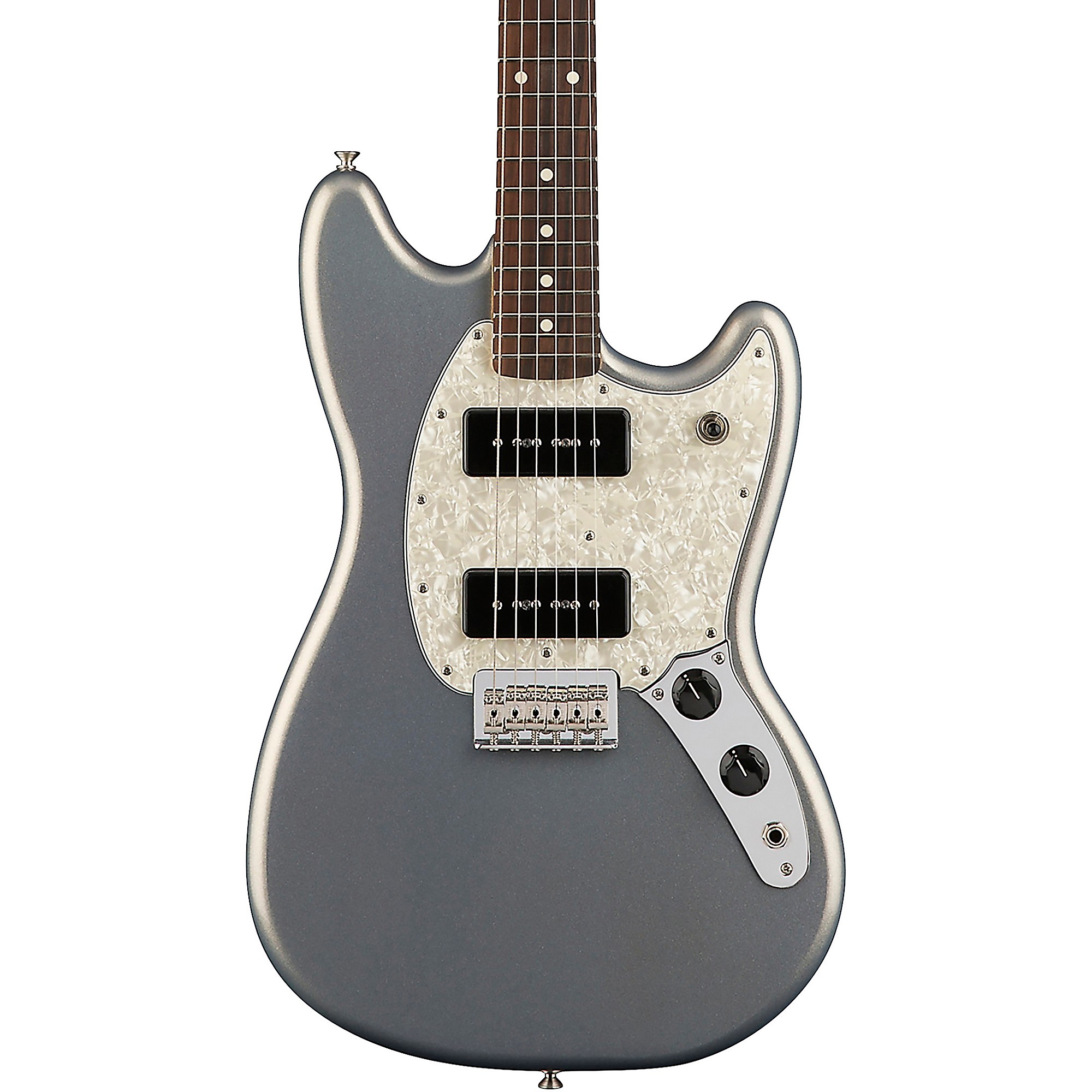 Open Box Fender Mustang 90 Pau Ferro Fingerboard Silver