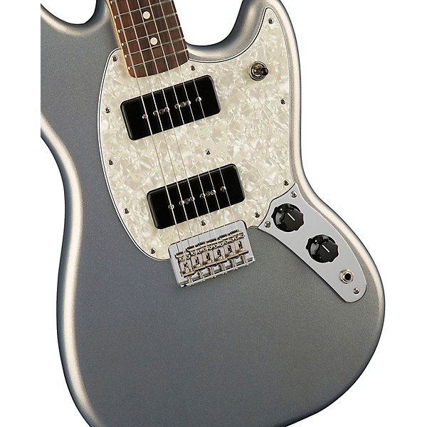 【ビンテージ】Fender 3EQ Guitar Practicer プリアンプ Open Box Fender Mustang 90 Pau Ferro Fingerboard Silver
