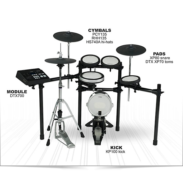 Yamaha DTX720K Electronic Drum Set