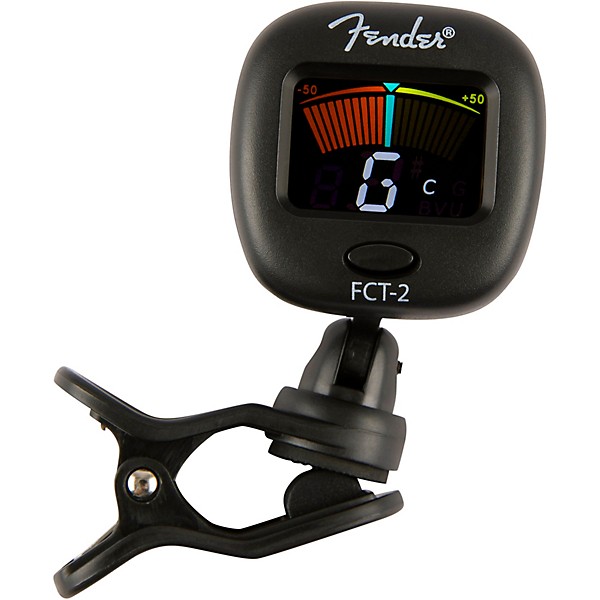 Fender FCT-2 Color Clip-On Tuner Black