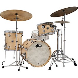 DW Collector's Series 3-Piece Satin Oil Shell Pack With Chrome Hardware Natural