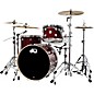 DW SSC Collector's Series 3-Piece FinishPly Shell Pack With Chrome Hardware Ruby Glass thumbnail