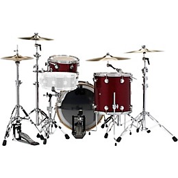 DW SSC Collector's Series 3-Piece FinishPly Shell Pack With Chrome Hardware Ruby Glass