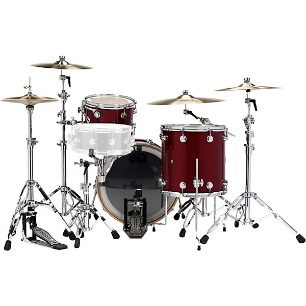 DW SSC Collector's Series 3-Piece FinishPly Shell Pack With Chrome ...