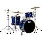 DW SSC Collector's Series 3-Piece FinishPly Shell Pack With Chrome Hardware Blue Moonstone thumbnail