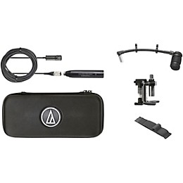 Audio-Technica ATM350D Cardioid Condenser Instrument Microphone with Drum Mounting System (5" Gooseneck)