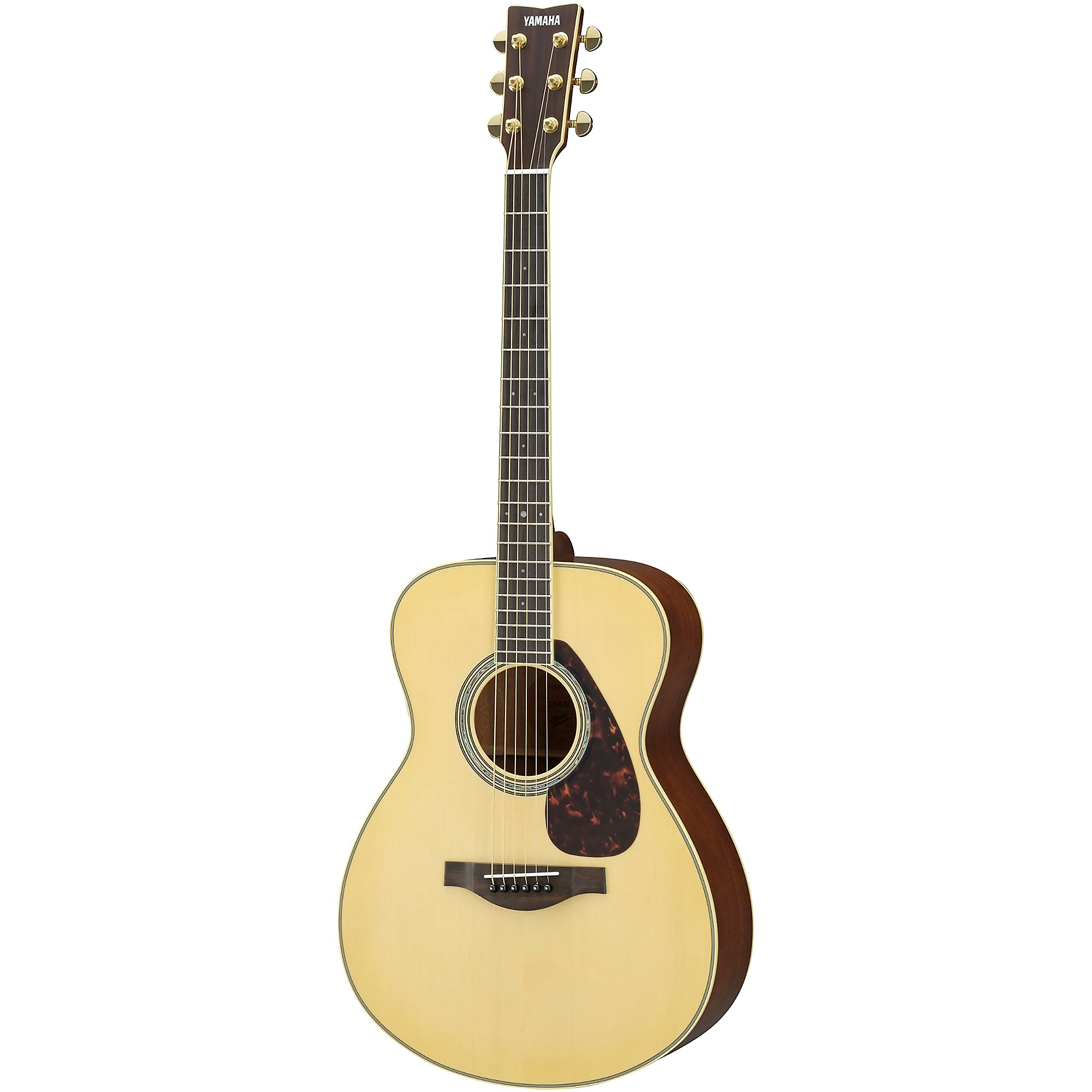 Yamaha L Series LS6M A.R.E. Acoustic-Electric Guitar Natural 