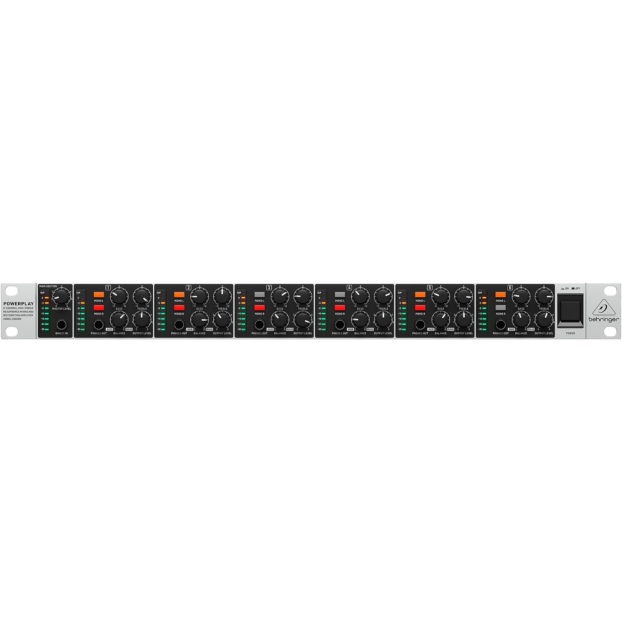 Behringer 6-Channel High-Power Headphones Mixing and