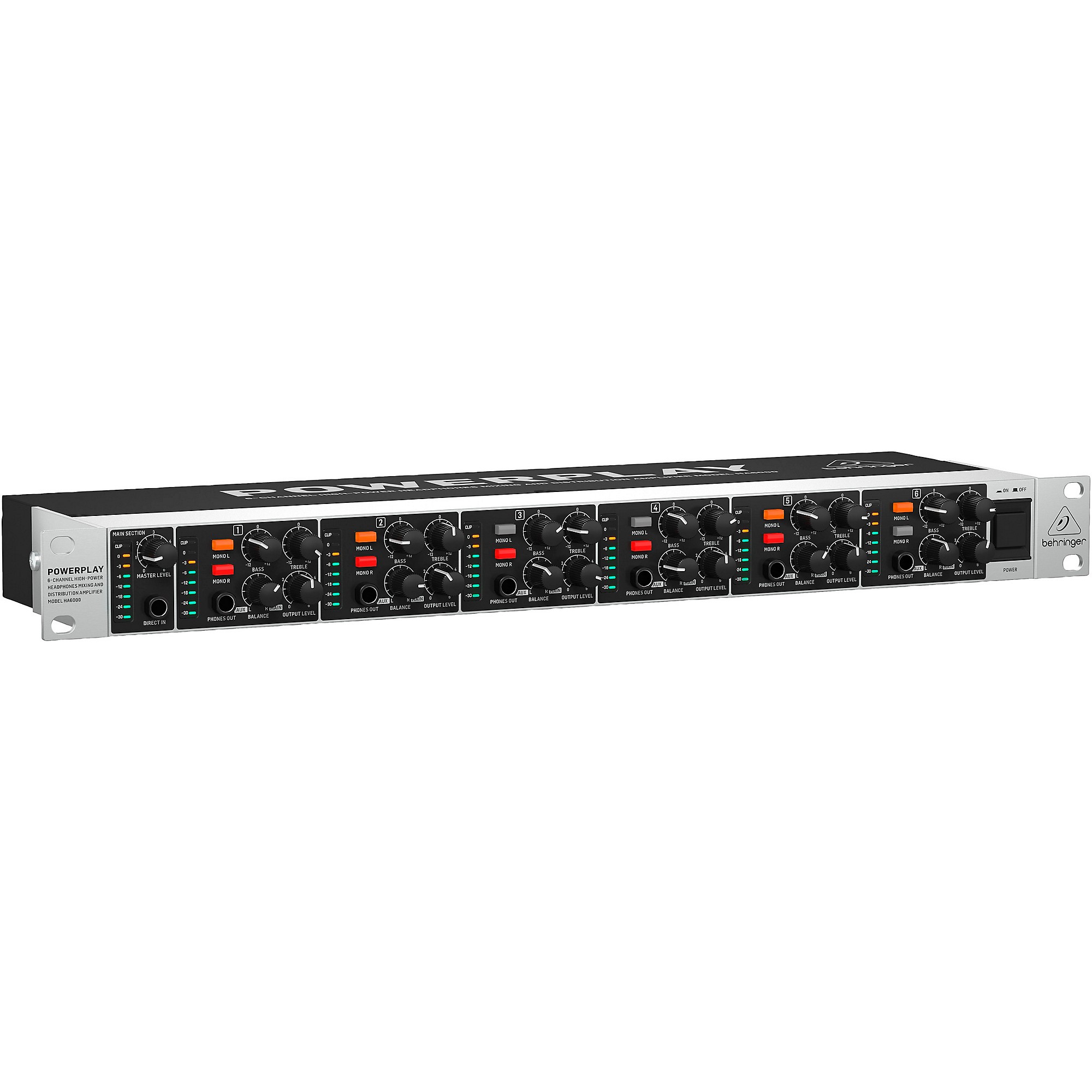 DJ機材 Behringer POWERPLAY HA6000 Behringer Powerplay HA6000 6-channel Headphone Mixing