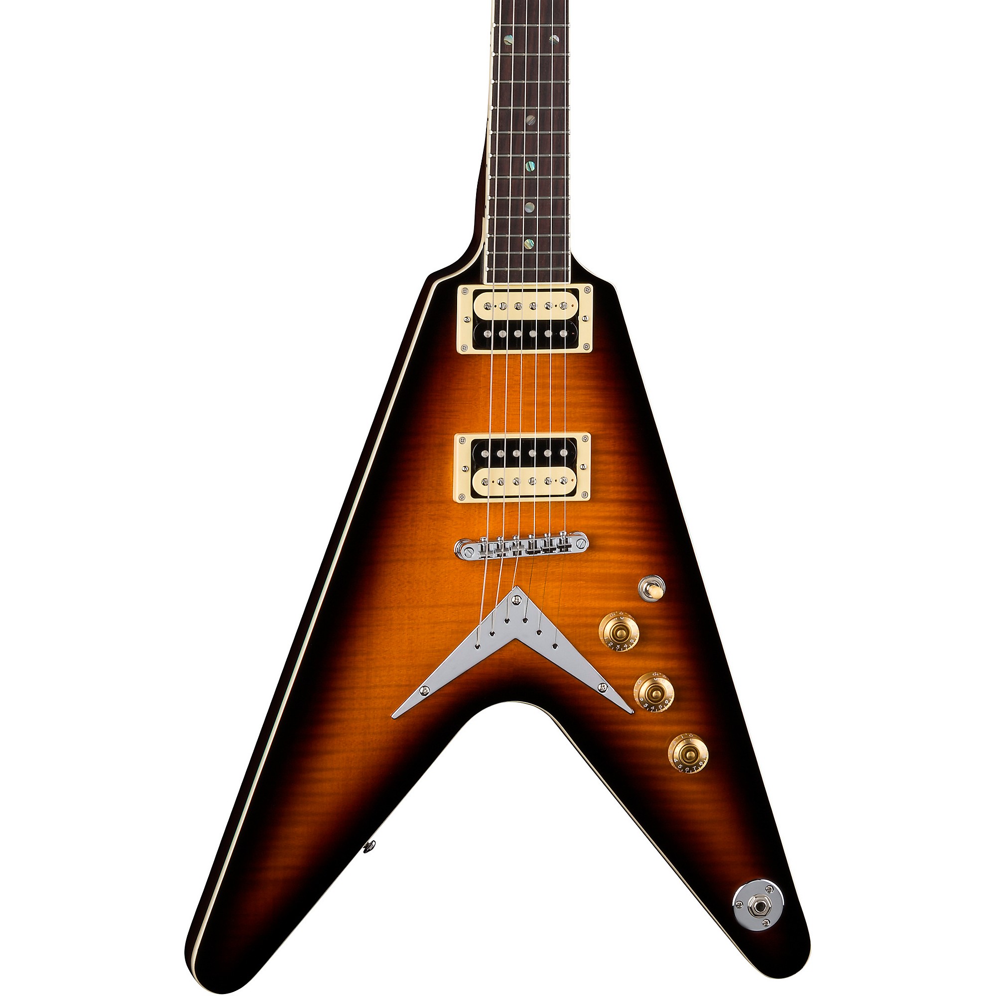 【極美品】DEAN V79 Flying V タイプ ディーン エレキギター Dean V 79 Flame Top Electric Guitar Transparent Brazilia | Guitar