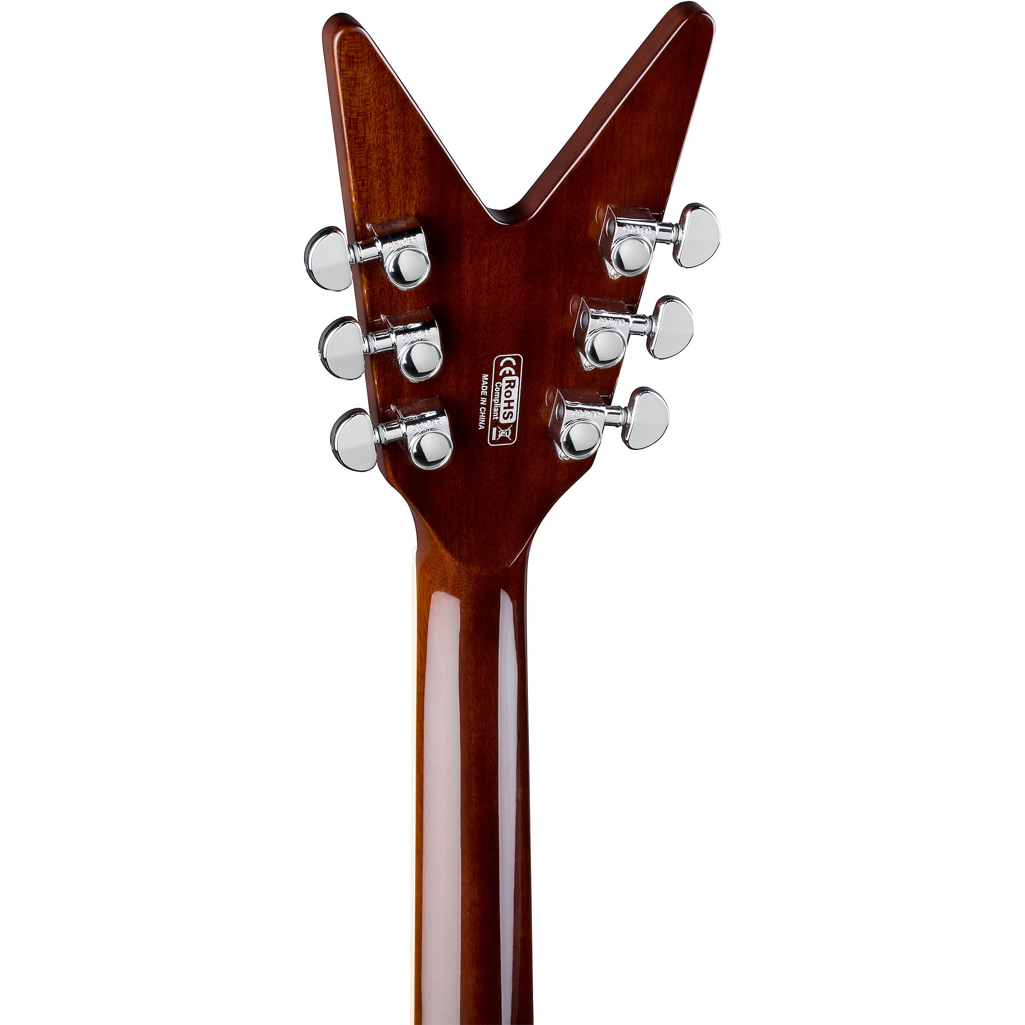 Dean V 79 Flame Top Electric Guitar Transparent Brazilia | Guitar