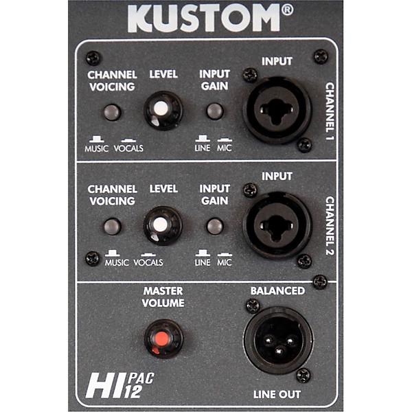 Kustom PA HiPAC12 12 in. Powered Speaker