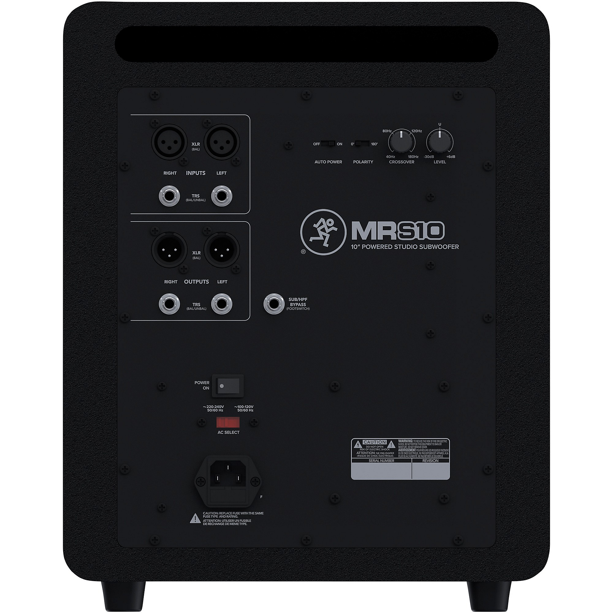 【定価65,800円】MACKIE MRS10 パワードスタジオサブウーファー おすすめ】MACKIE/MRS10 パワードサブウーファー[高音質][初心者